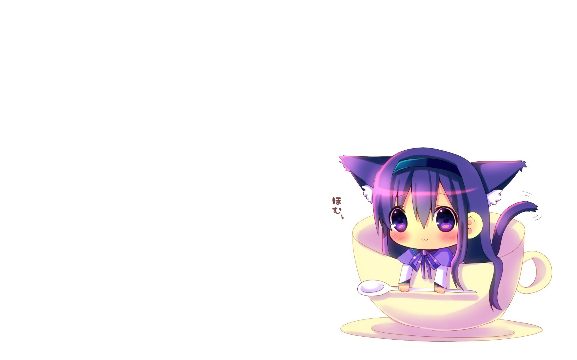 chibi girl in a teacup