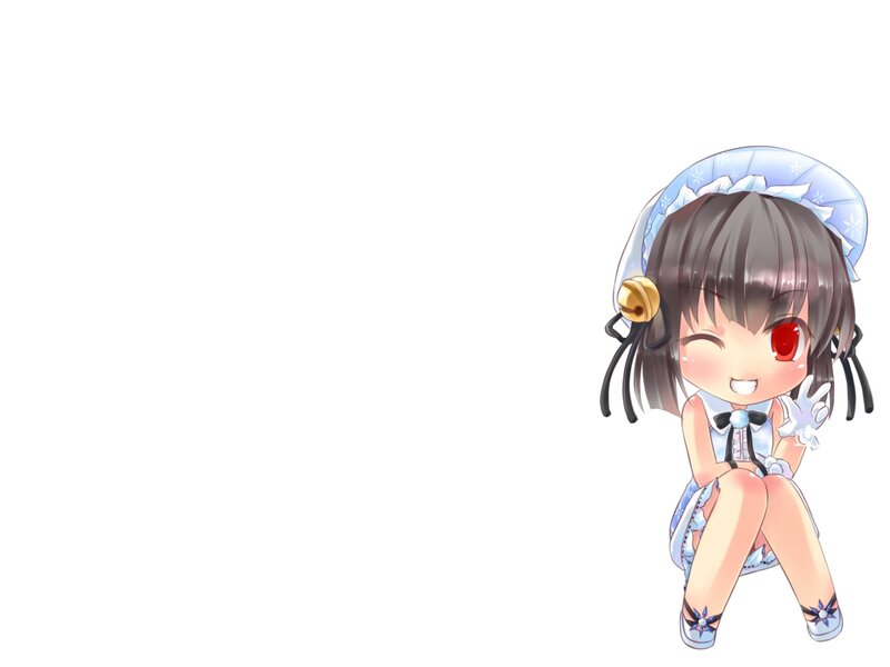 Chibi Girl in Blue Outfit
