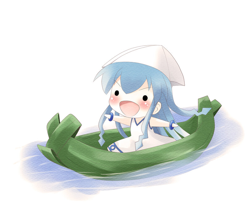 Chibi Girl in Boat