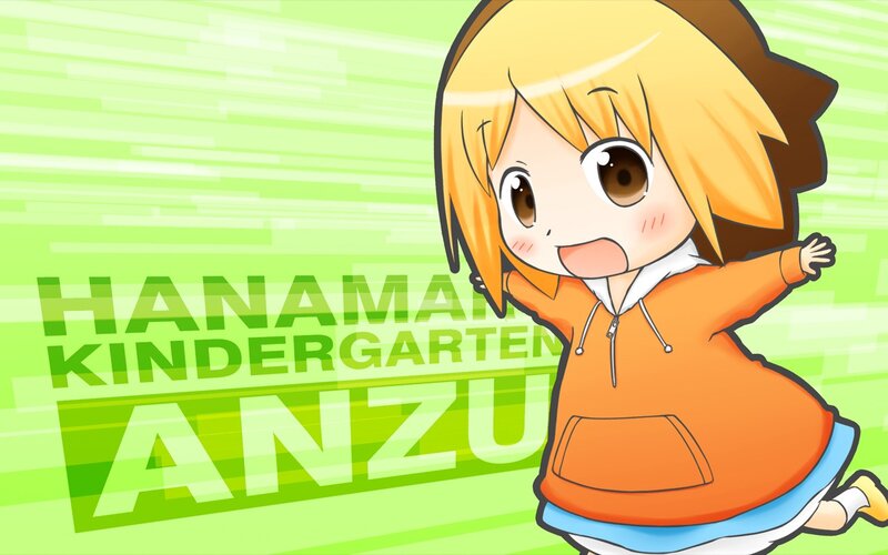 Chibi girl in orange hoodie