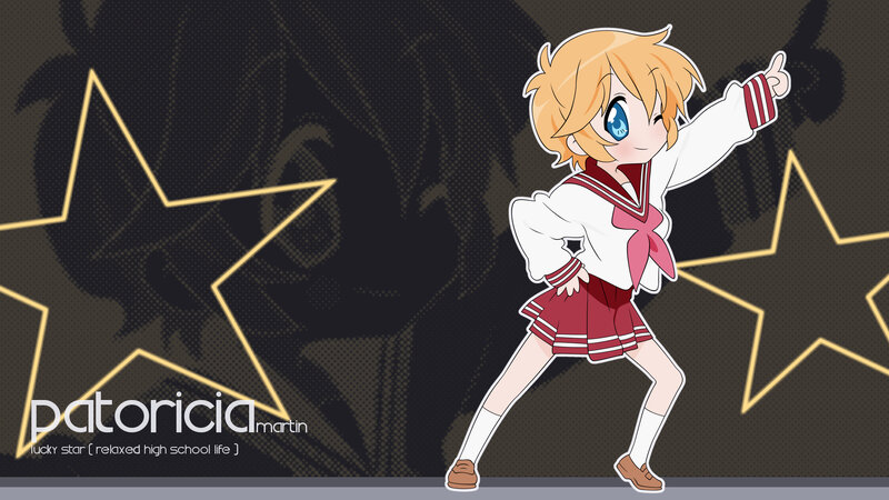 chibi girl in school uniform
