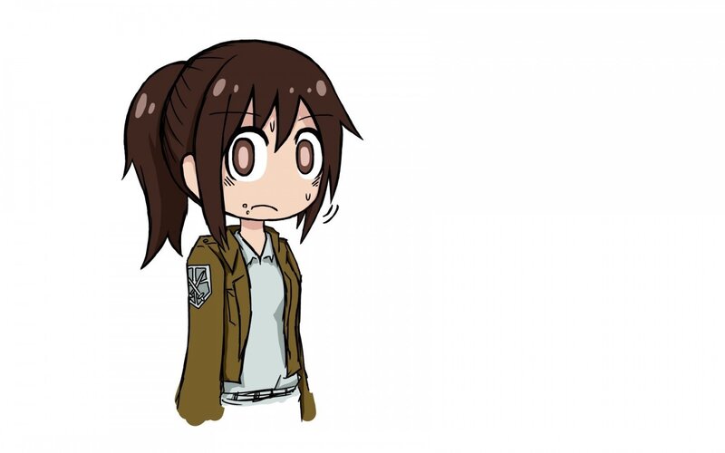 Chibi Girl in Uniform — Brown