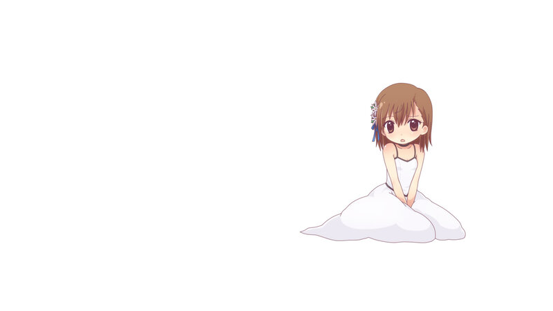 chibi girl in white dress