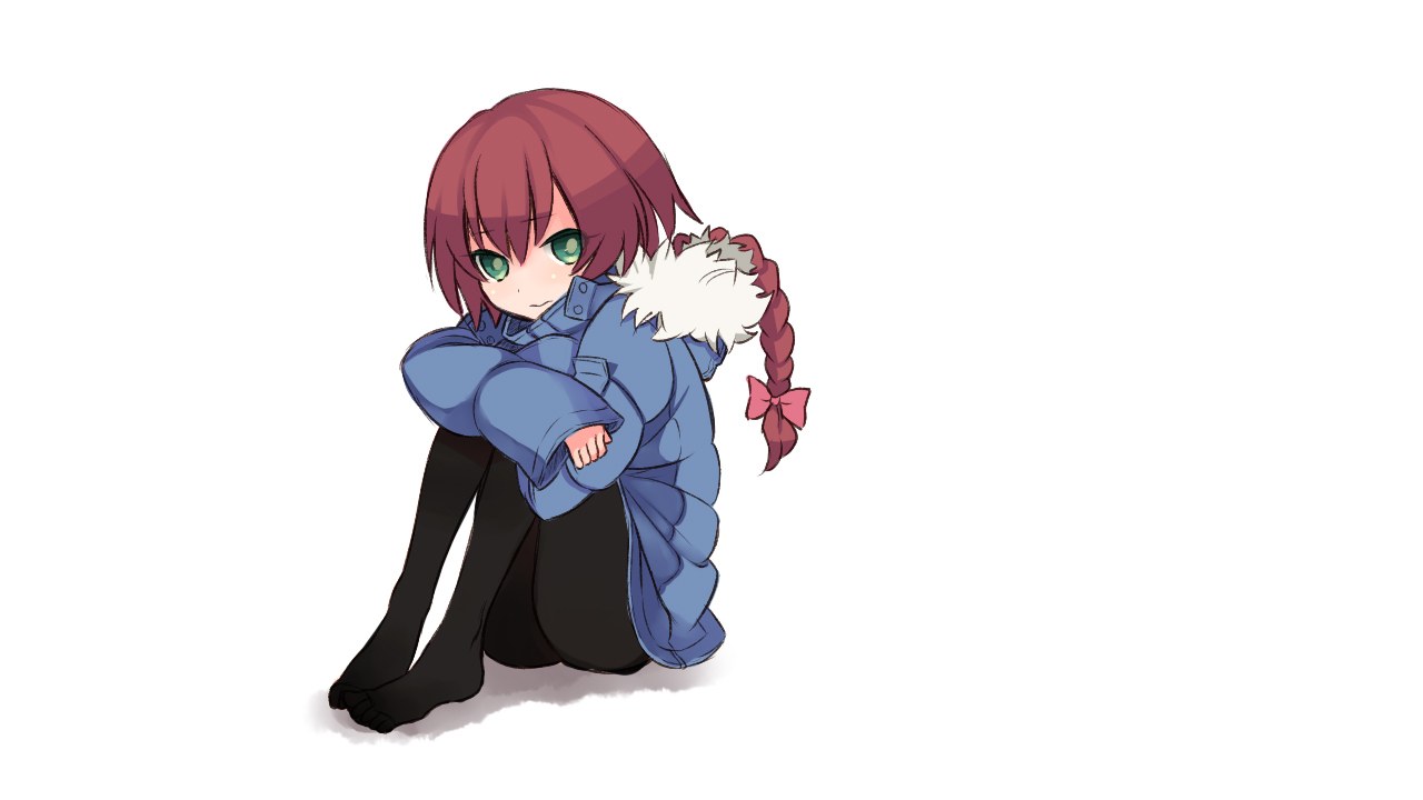 chibi girl in winter coat