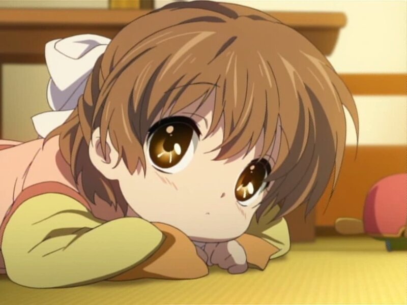 Chibi Girl Lying Down