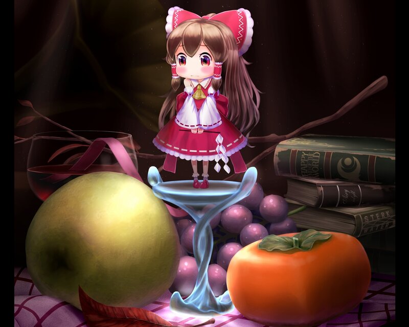 Chibi Girl on Glass Stand