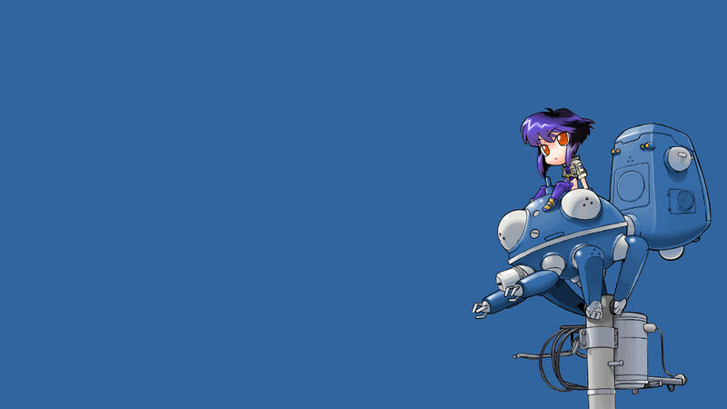 chibi girl on robot
