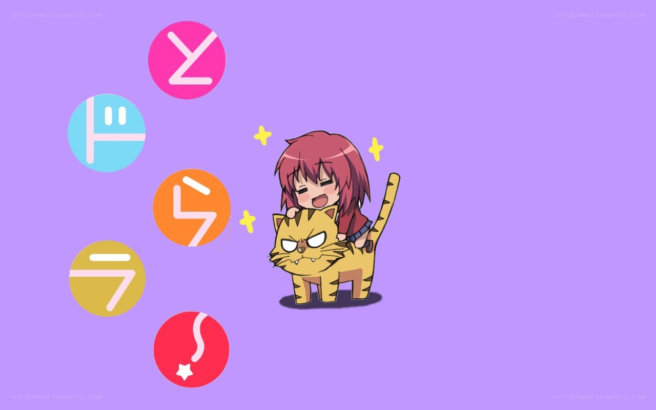 Chibi girl riding a cat