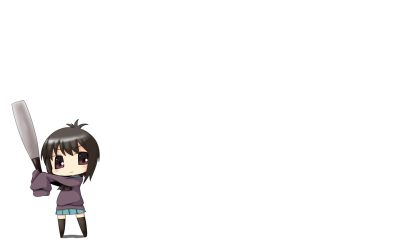 Chibi Girl with Bat