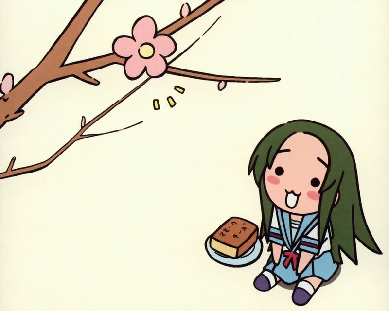 Chibi Girl with Cake