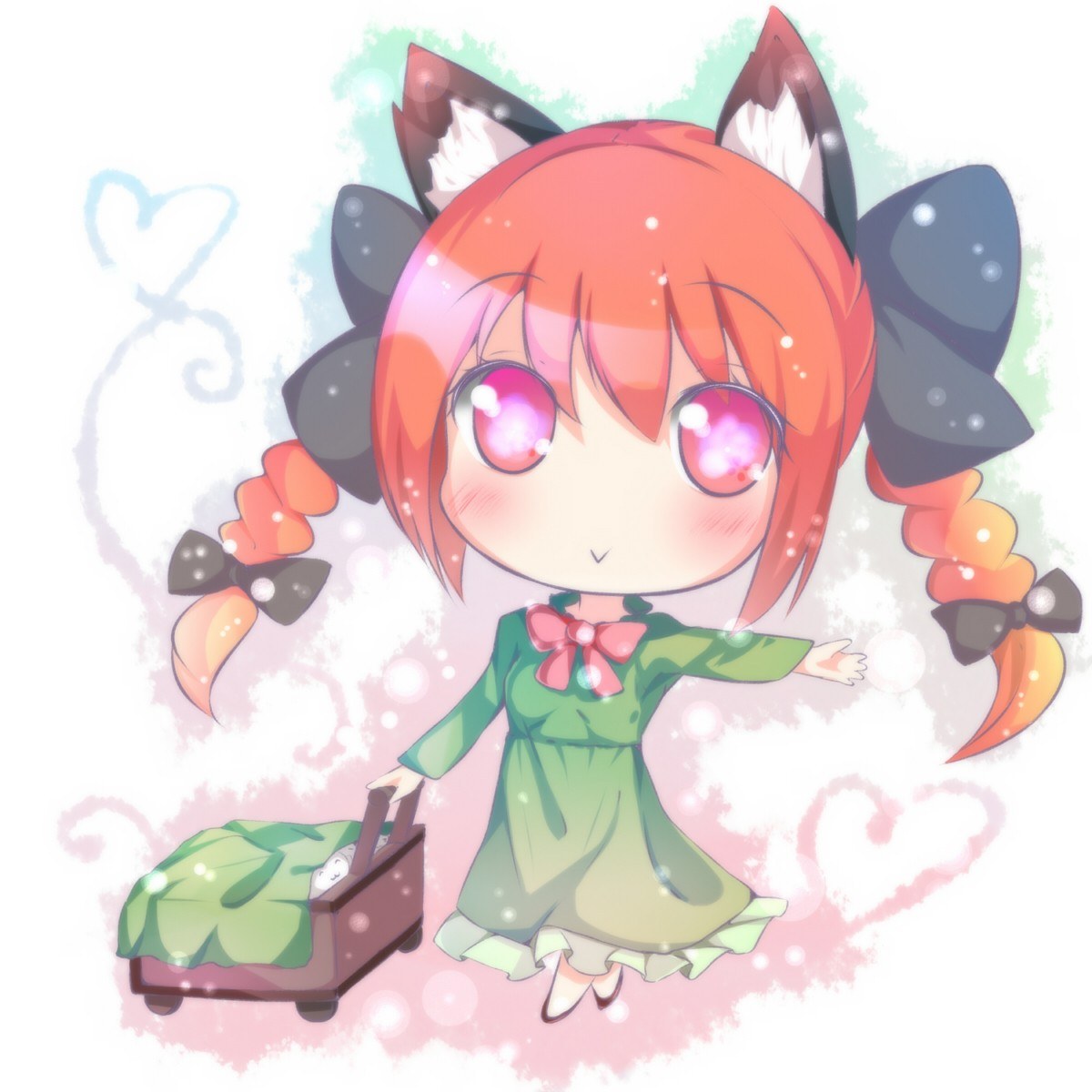 chibi girl with cat ears