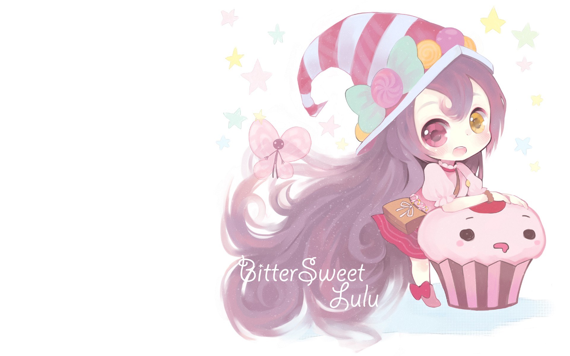 chibi girl with cupcake