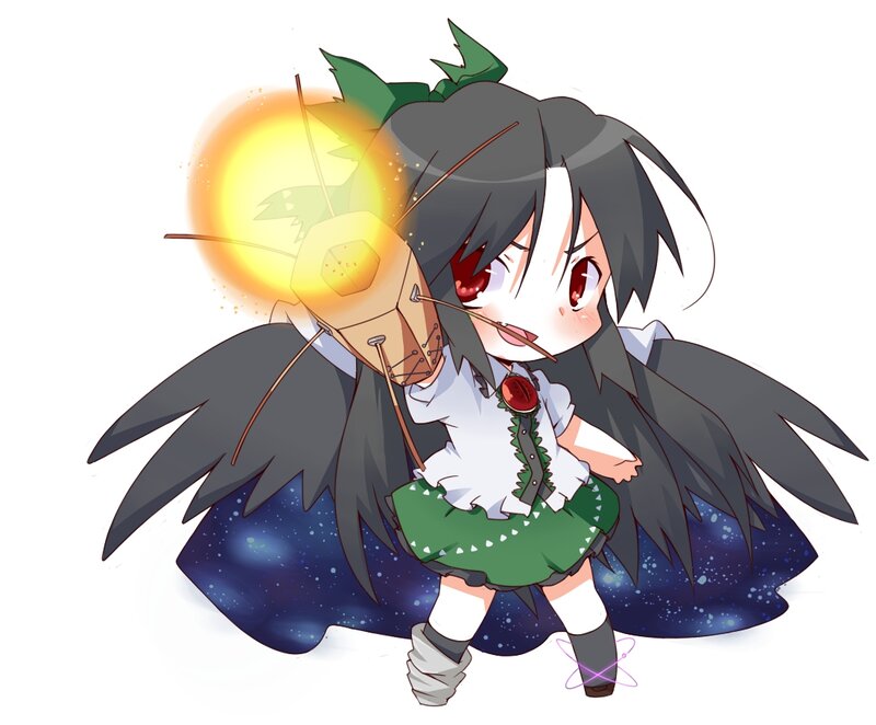 Chibi Girl with Glowing Lantern