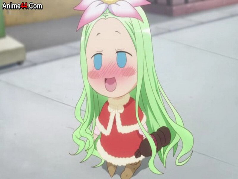 Chibi Girl with Green Hair