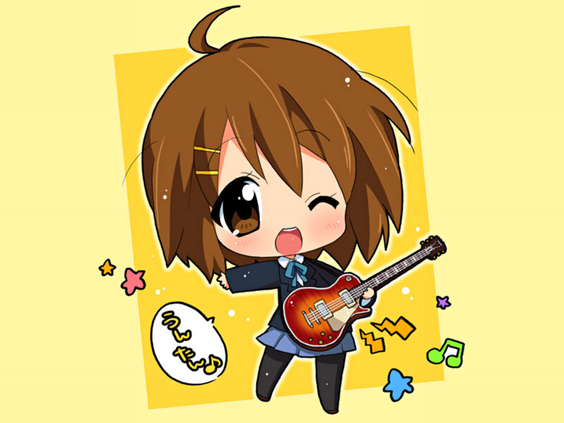 Chibi Girl with Guitar