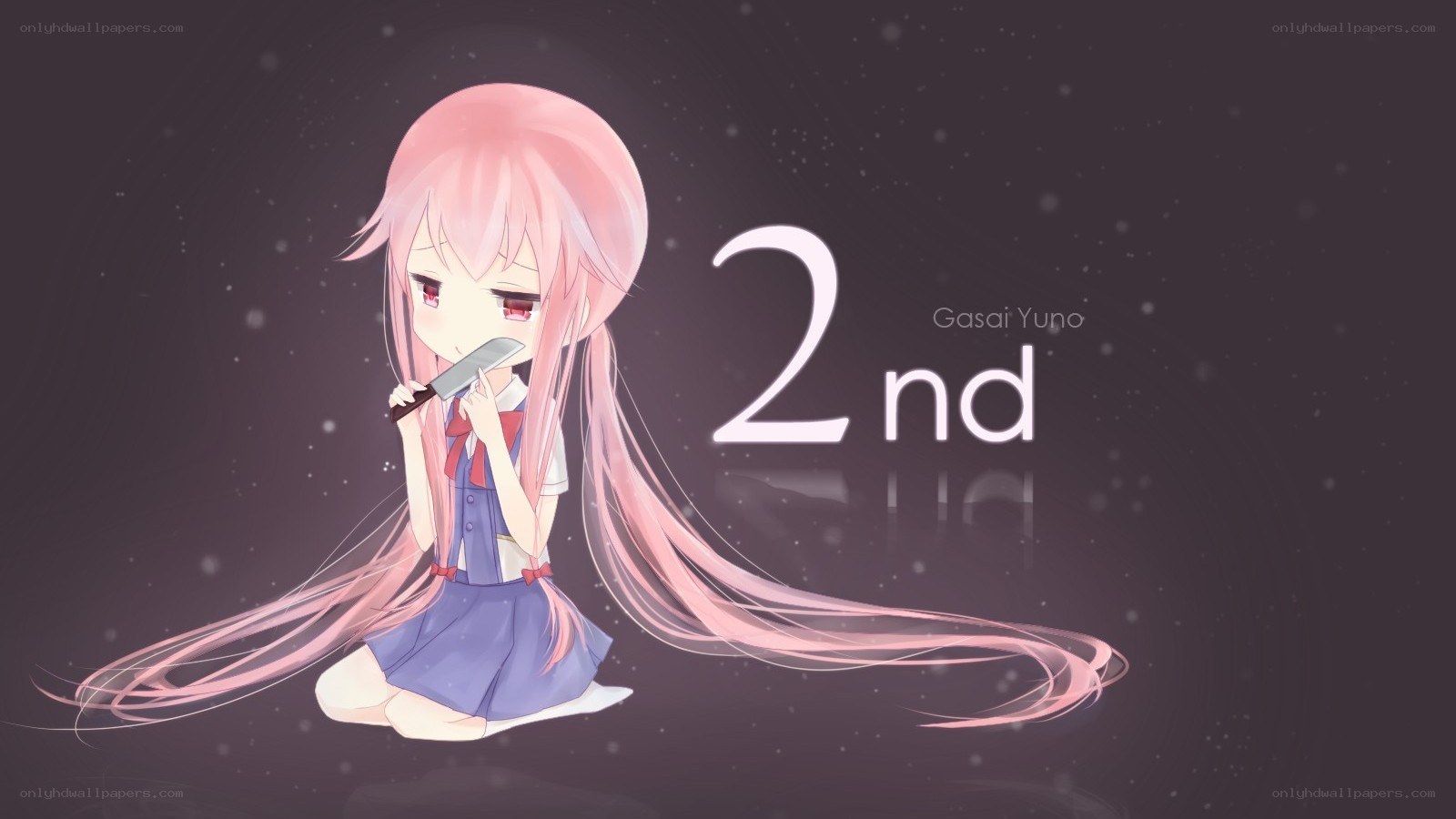 Chibi girl with knife