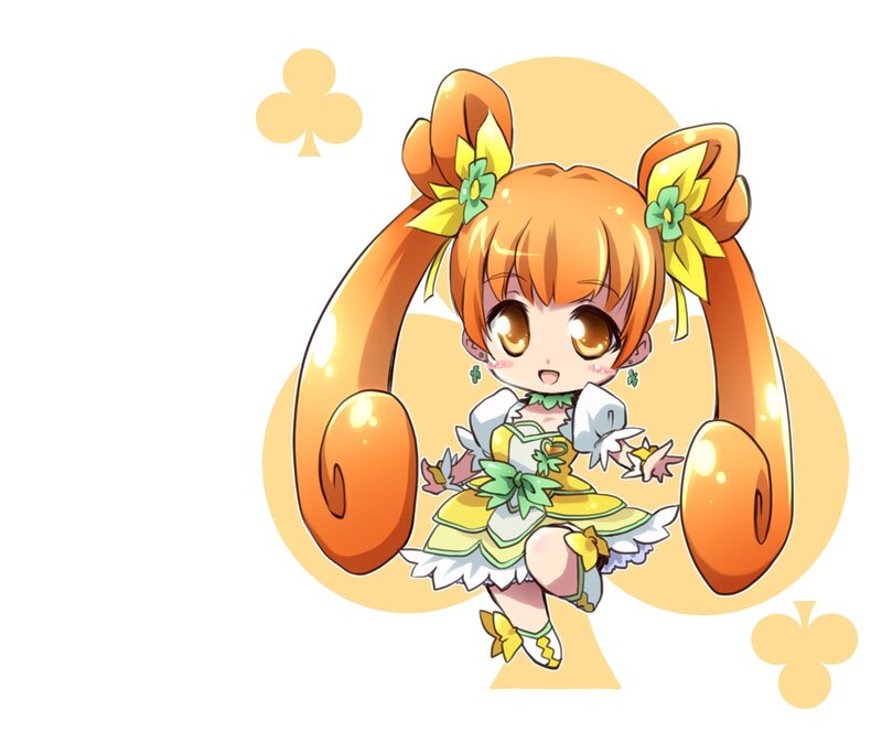 Chibi Girl with Orange Hair