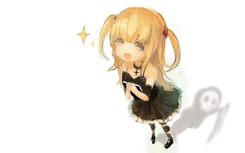 chibi girl with pigtails