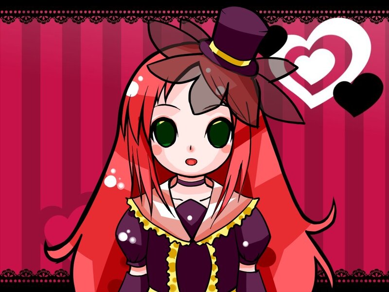 Chibi Girl with Red Hair