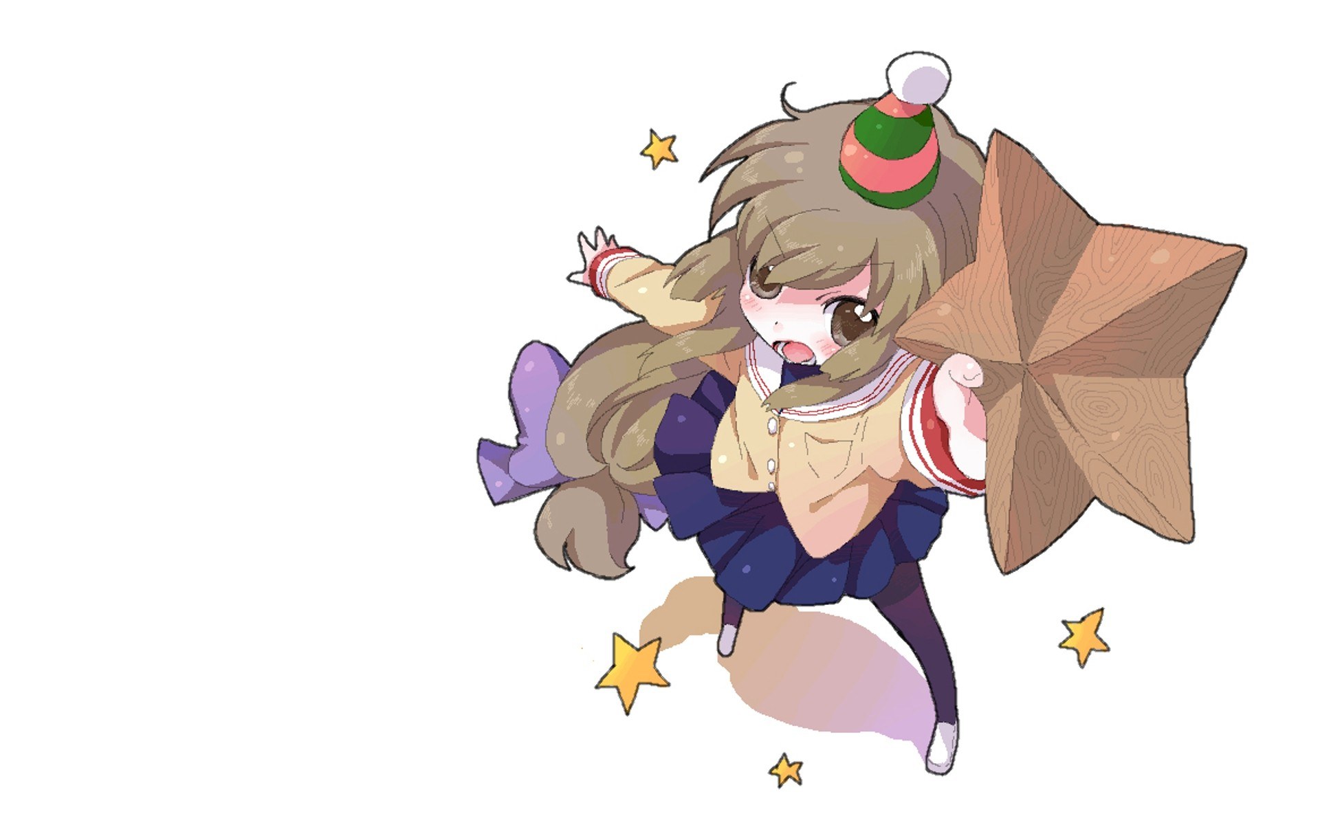 chibi girl with star