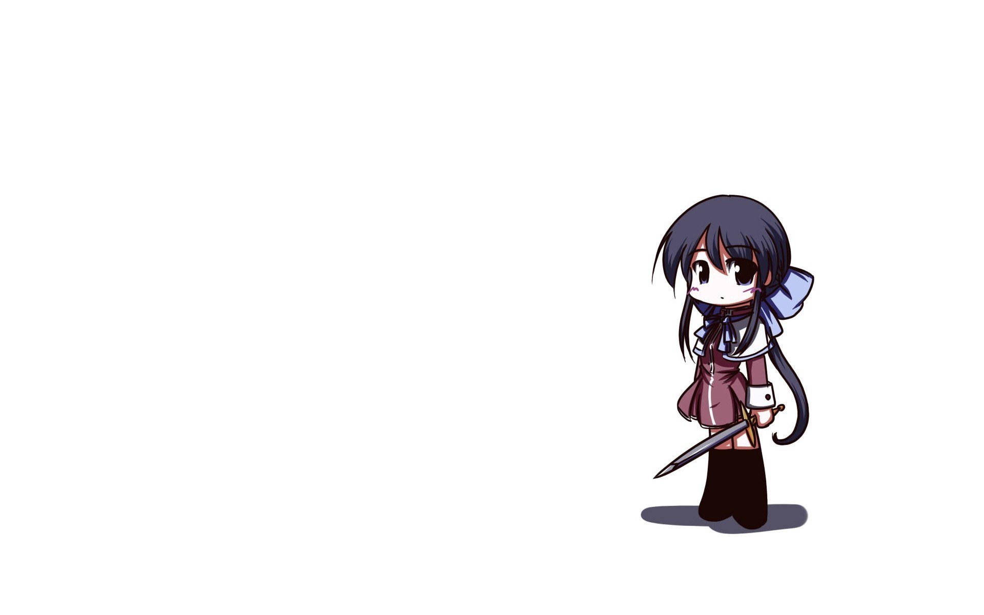 chibi girl with sword