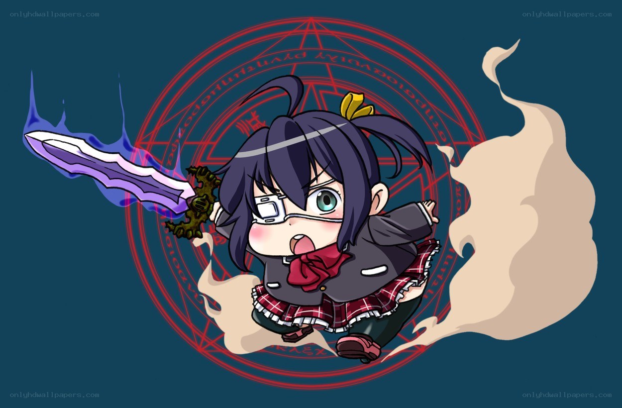 chibi girl with sword