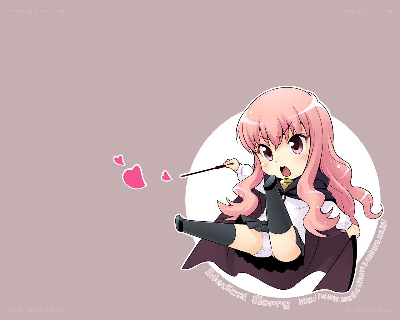 chibi girl with wand
