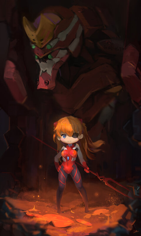 Chibi Girl with Weapon