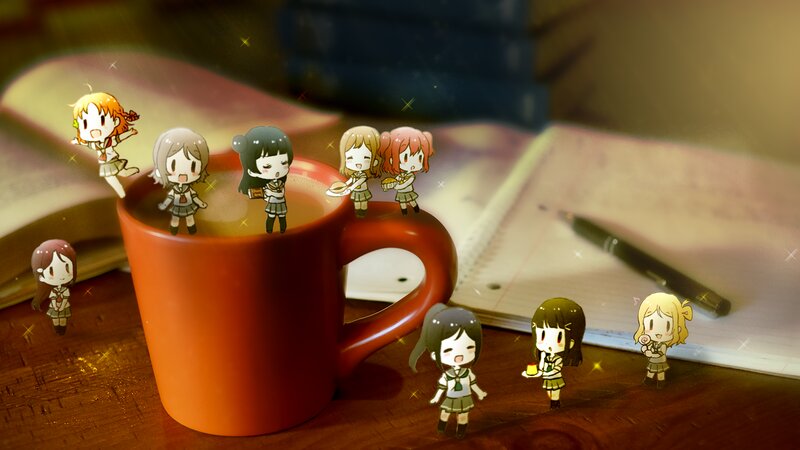 Chibi Girls Around Mug