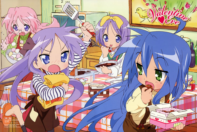Chibi Girls Baking — Blue