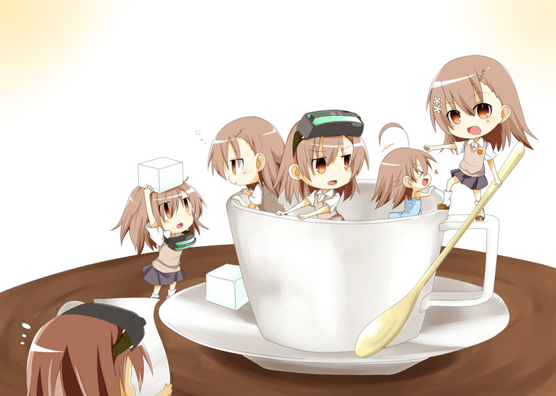 Chibi Girls in a Teacup