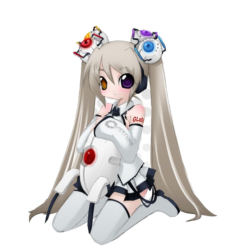 Chibi GLaDOS character
