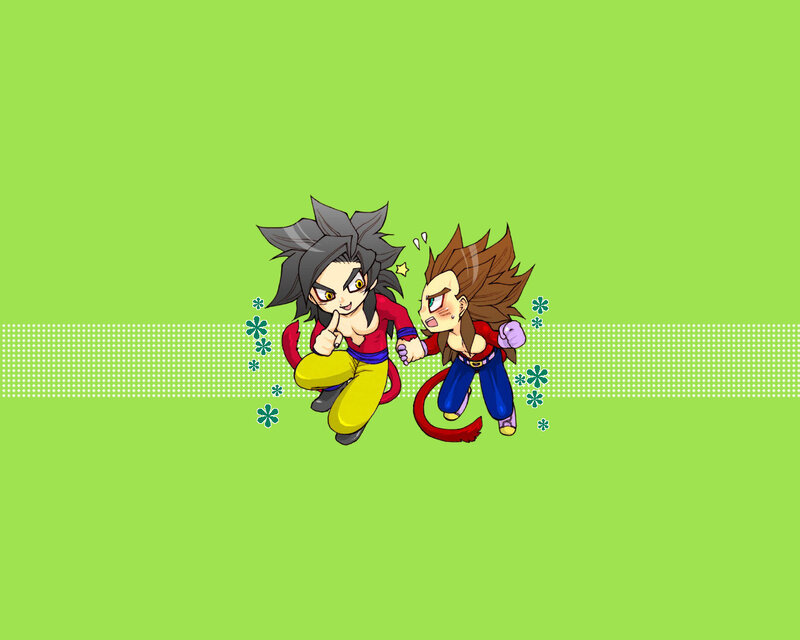chibi goku and vegeta