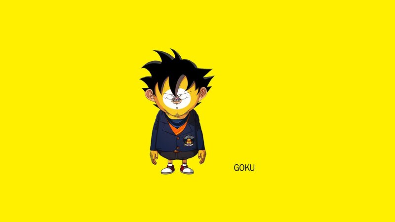 Chibi Goku character art