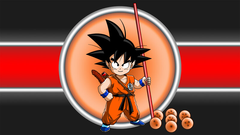 Chibi Goku with Staff