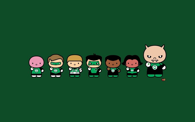 Chibi Green Lanterns