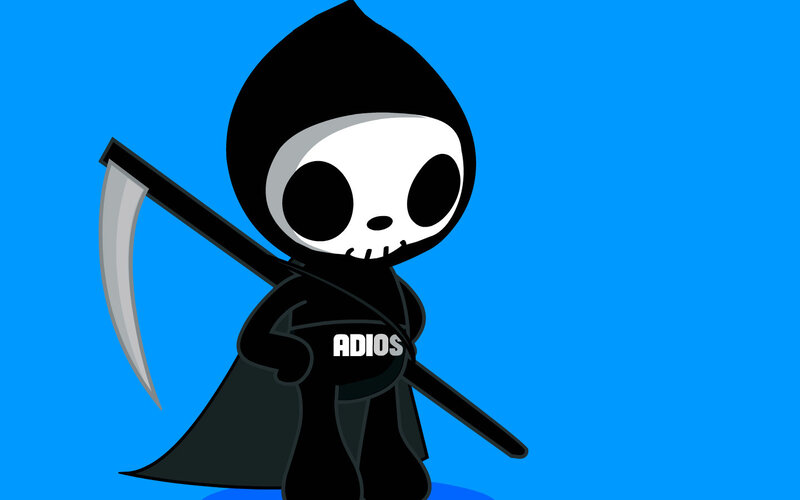 chibi grim reaper character
