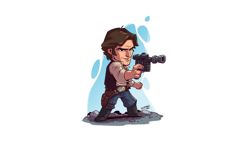 Chibi Han Solo Character