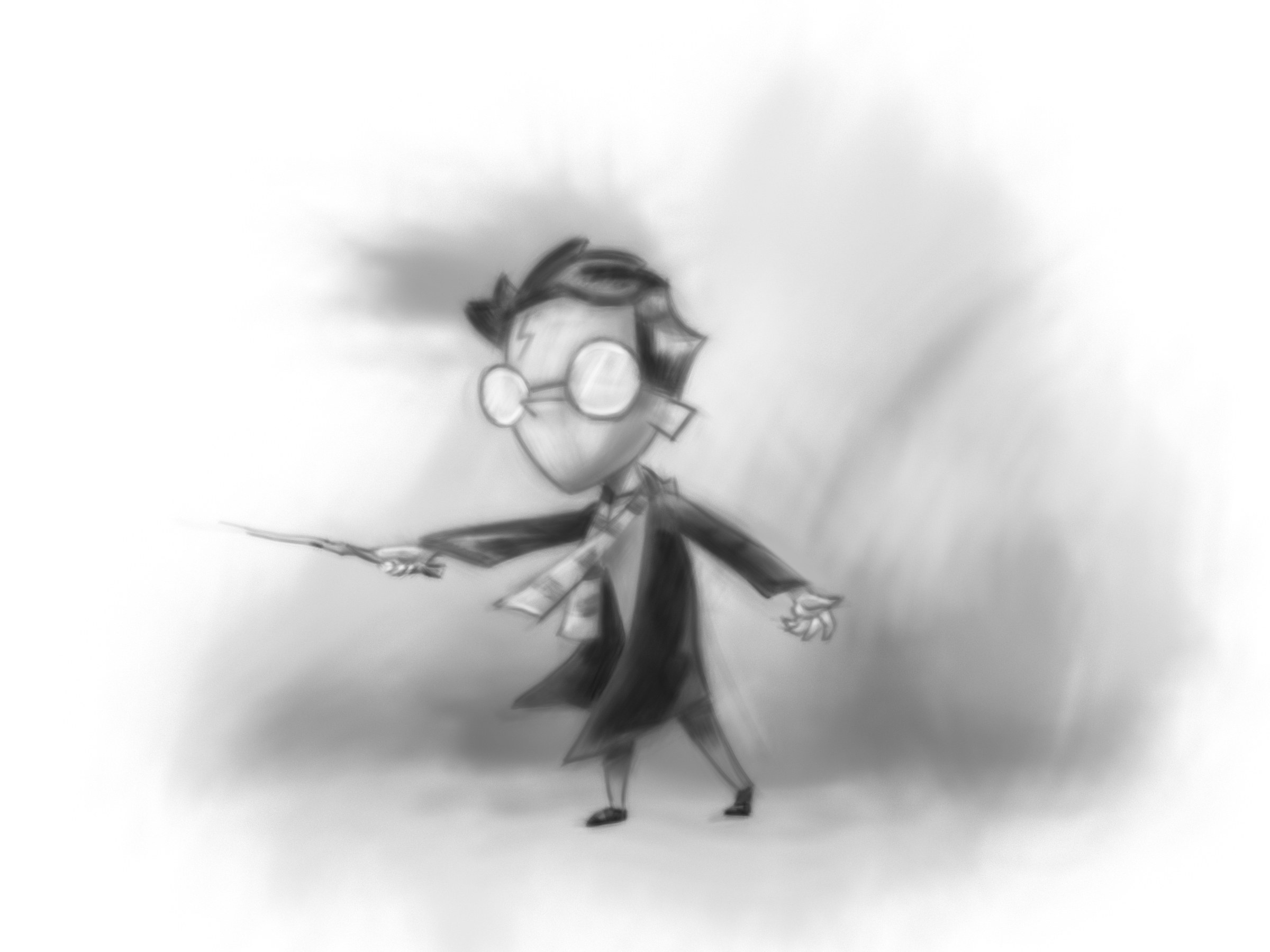 chibi harry potter sketch