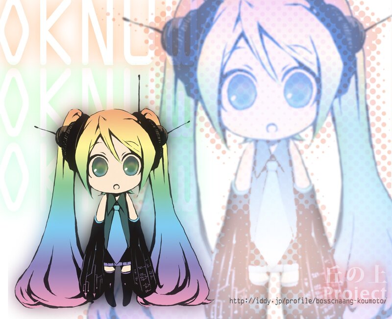 Chibi Hatsune Miku artwork