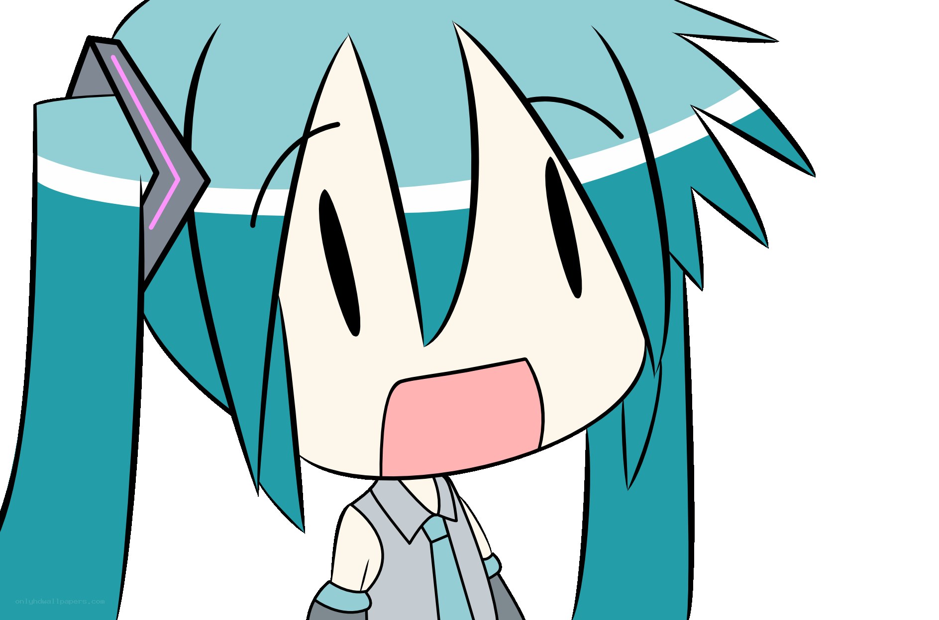 Chibi Hatsune Miku character