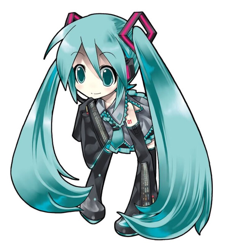 Chibi Hatsune Miku character