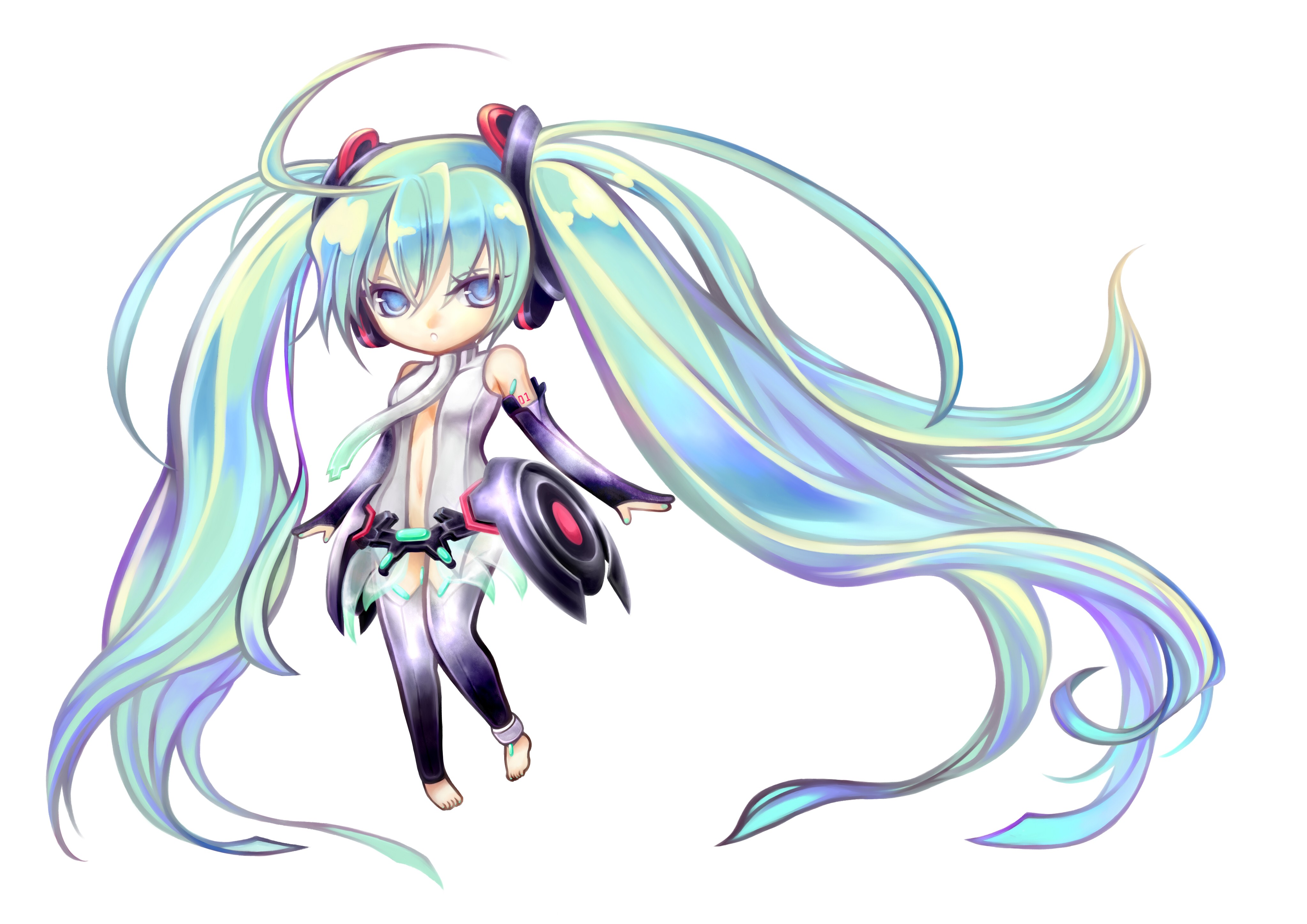 Chibi Hatsune Miku character