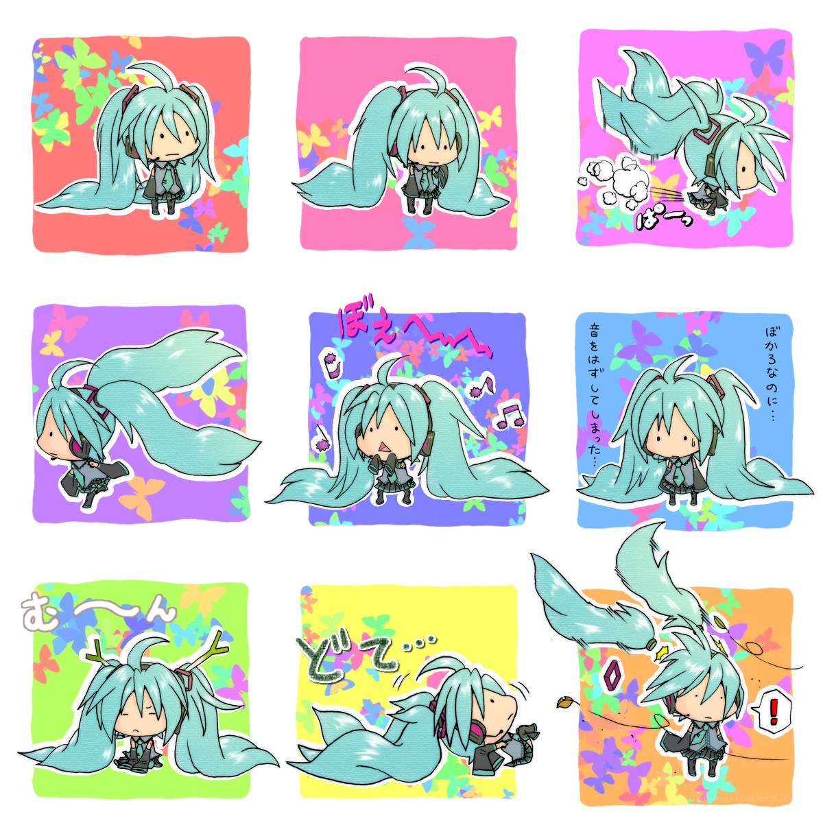 Chibi Hatsune Miku comic strip