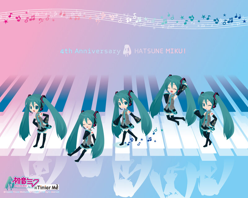 Chibi Hatsune Miku — Pink