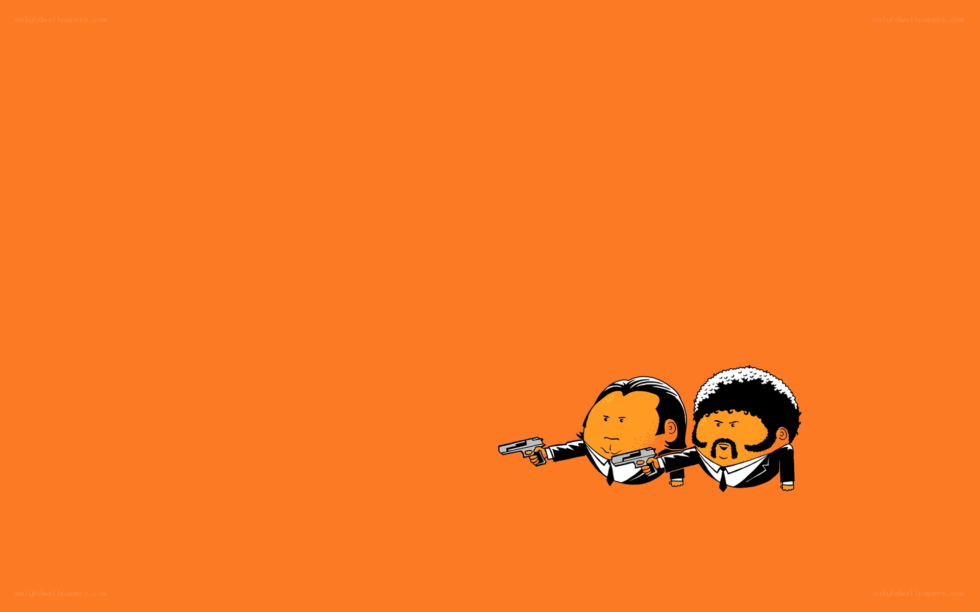 chibi hitmen with guns
