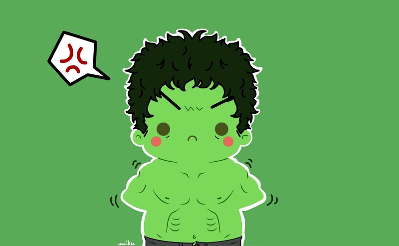 Chibi Hulk Character