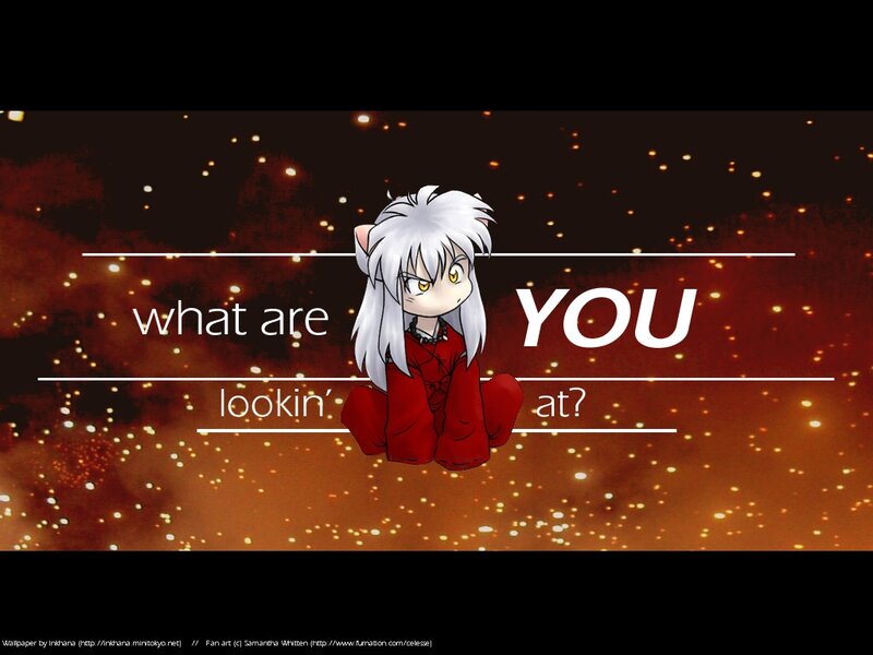 Chibi Inuyasha Character — Red