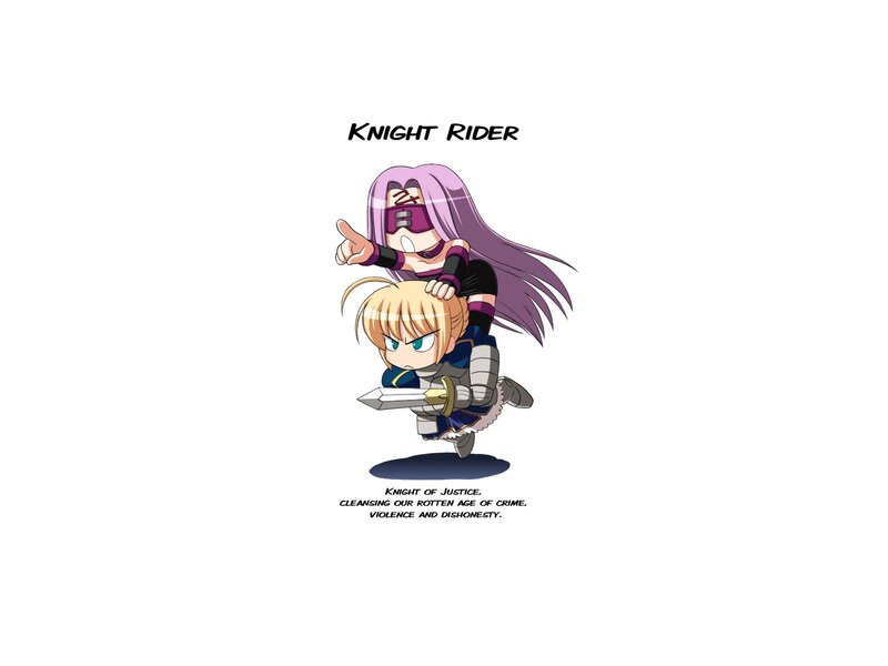 Chibi Knight and Rider