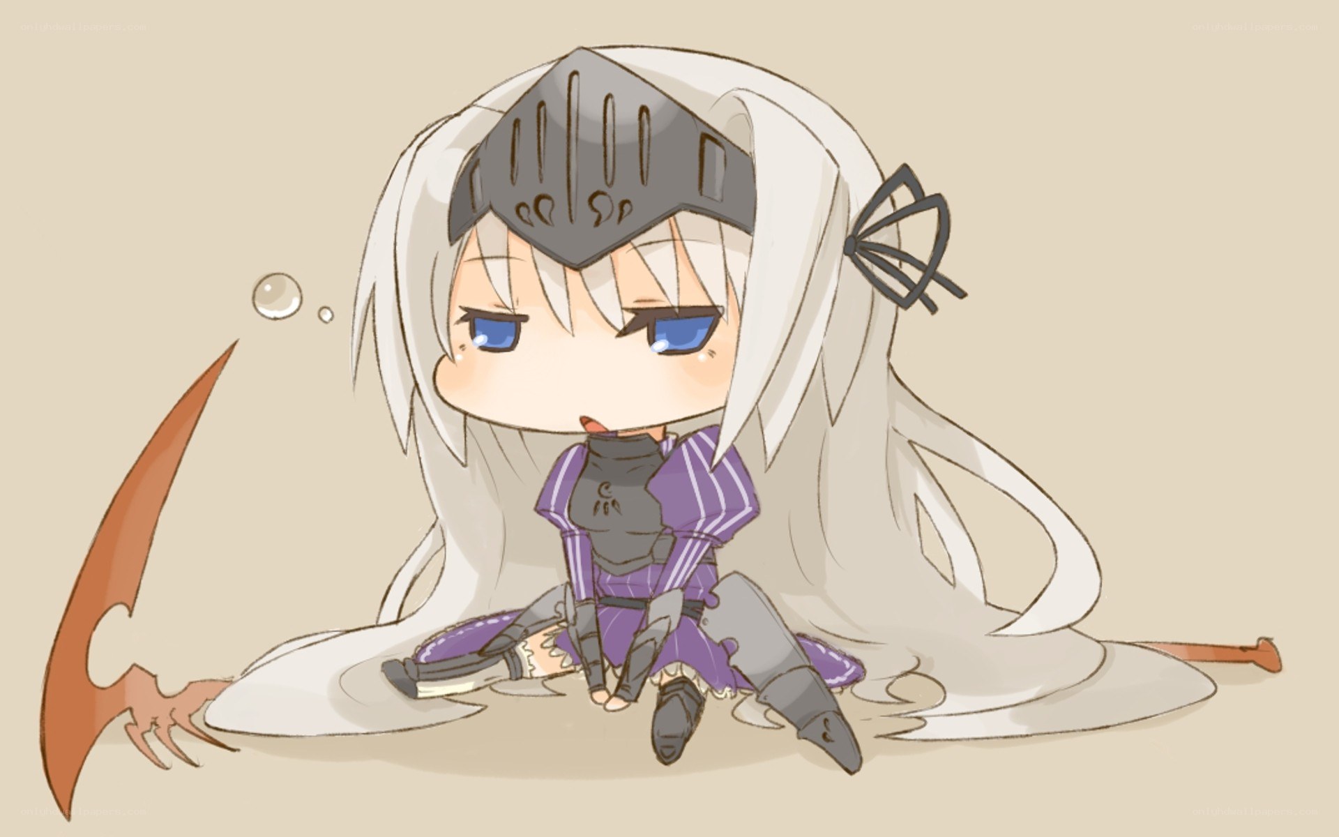 chibi knight character